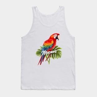 Scarlet Macaws Tank Top